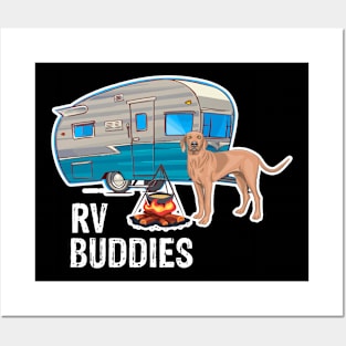 Vizsla Dog Rv Buddies Pet Lovers Funny Camping Camper Posters and Art